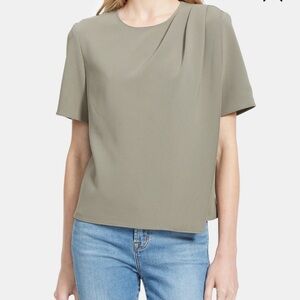 Theory draped shoulder top